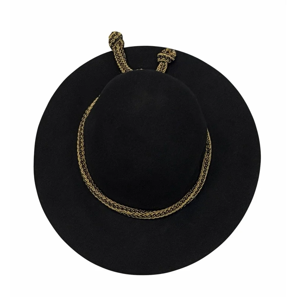 Bollman Vintage Women's Black 100% Wool Hat 14